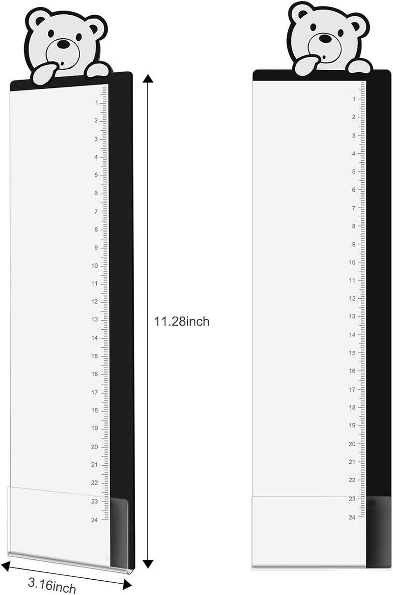 Zcxbeh Office Desk Accessories 2pcs Multifunction Computer Monitor Memo Board - Office Supplies for Women Men Computer Sticky Note Holder Home Decor (Bear cub Monitor Memo Board) - Image 2